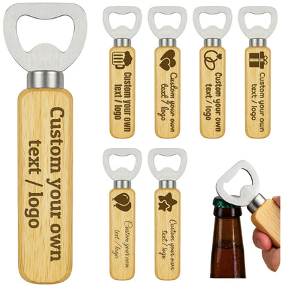 Custom Wood Bottle Opener
