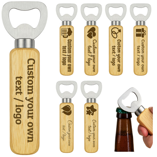 Custom Wood Bottle Opener