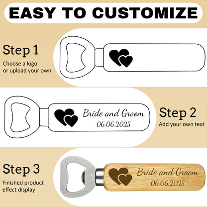 Custom Wood Bottle Opener
