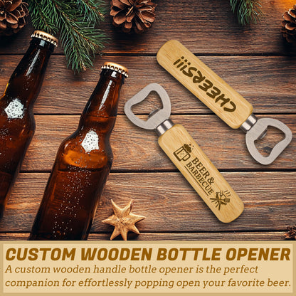 Custom Wood Bottle Opener