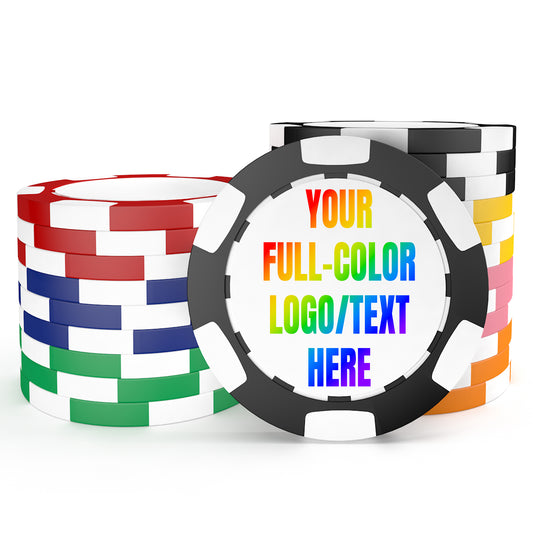 Custom Poker Chips - Coaster Style