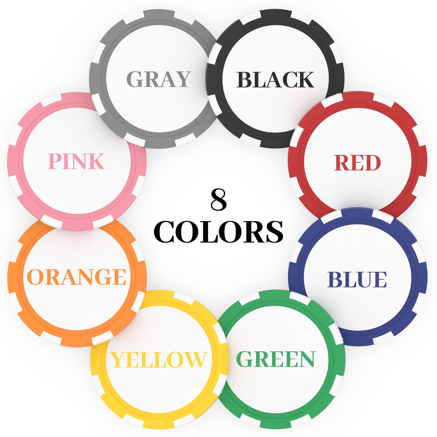 Custom Poker Chips-Personalized Logo, Photo, or Design